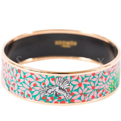 hermes jardin anglais bracelet|Hermès Dans Un Jardin Anglais Enamel Bracelet Alice Shirley.